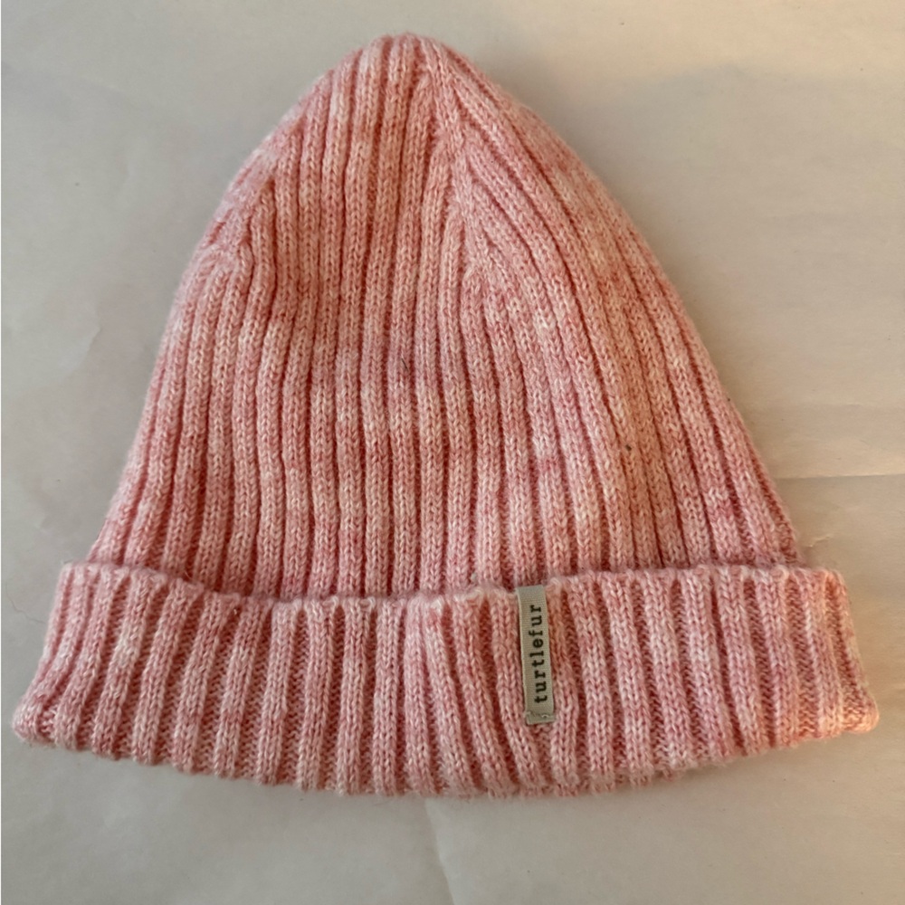 Turtle Fur Women’s Knit Beanie – Pink, Fleece Lined